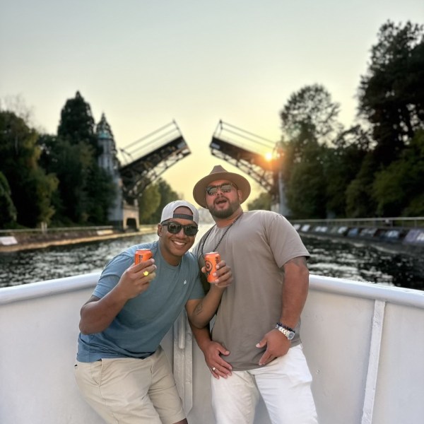 a group of people posing for the camera