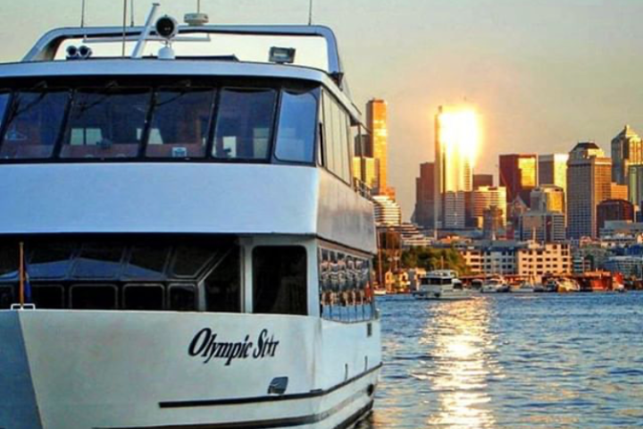 a small boat in a body of water