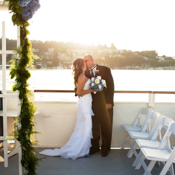 a person standing in front of water