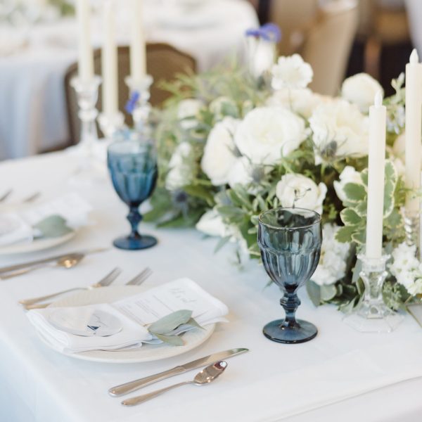 a vase of flowers on a table