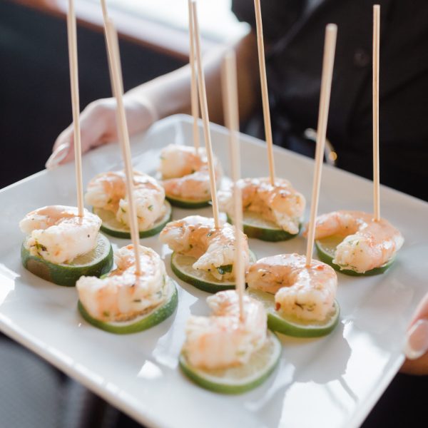 a plate of food on a table