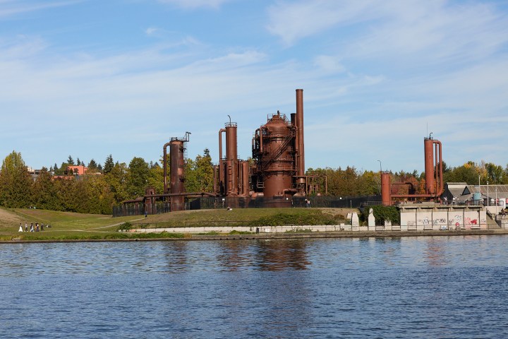 a castle surrounded by a body of water