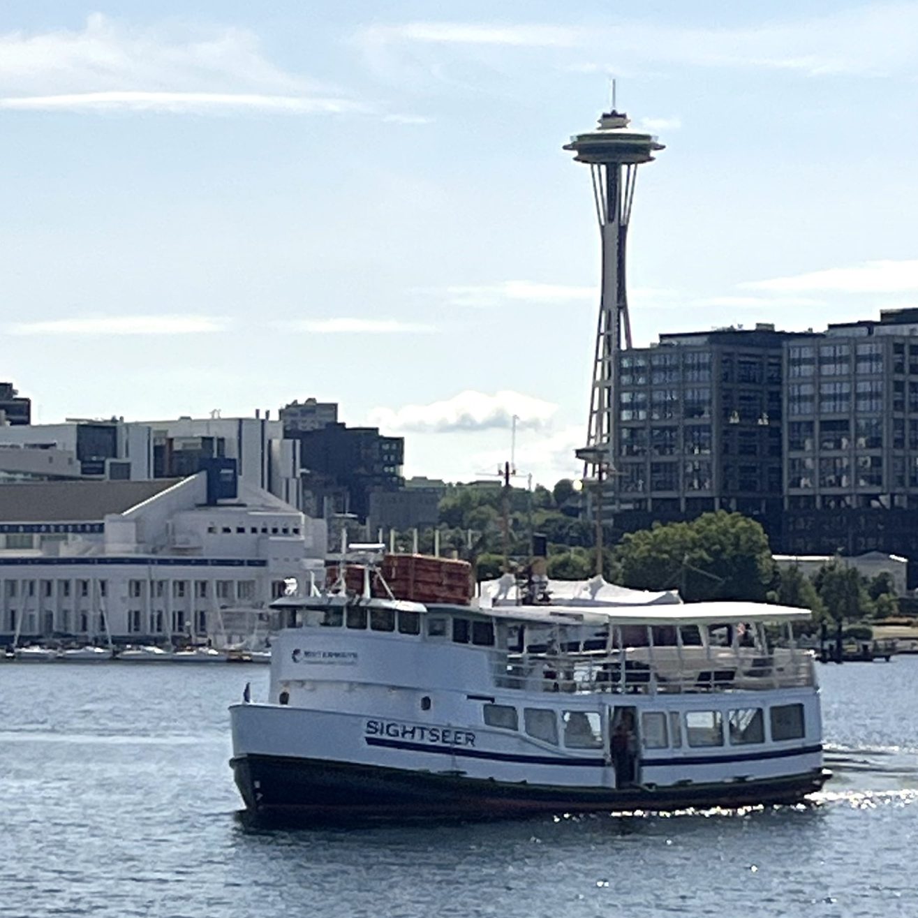 a large boat in a body of water